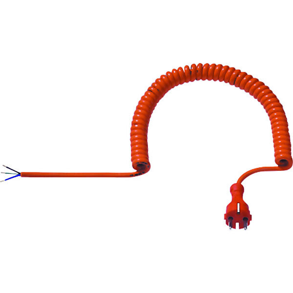 BACHMANN Spiralleitung PUR 2,5m,orange 665.870